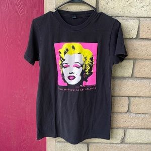 High Museum of art Andy Warhol Marilyn Monroe graphic tshirt